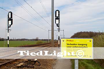 Verboden toegang spoorbaan